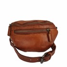 UNISEX BELT BAG LOVIS Leather reddish brown