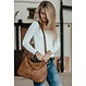 Cécile Shoulder Bag in Braided Cow Leather – Beige