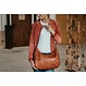 Shopper Hobo Bag Cathrine aus Vollrindsleder – Rot-Braun