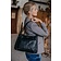 Audrey Leather Handbag Black