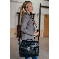 Aktentasche Laptoptasche Winston Leder schwarz