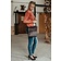 Amber Brown Leather Shoulder Bag