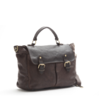 Unisex Ledertasche Daniele dunkelbraun