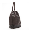 Giulia Leather Backpack Bag Brown