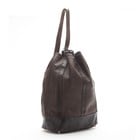 Beuteltasche Rucksack Giulia Leder braun