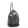 Leder Beuteltasche Rucksack GIULIA, grau