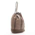 Beuteltasche Rucksack Giulia Leder taupe