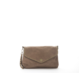 Italian Women’s Clutch Bag Shoulderbag ROSA darkbrown