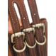 Romina Women's Shoulder Bag in Vegetable-Tanned Leather – Bordeaux