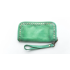 Geldbörse Clutch Felicia Leder verde