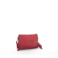 Pochette Clutch Elena Leder rosso