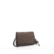 Elena Women's Pochette & Clutch in Vegetable-Tanned Calf Leather – Dark Brown