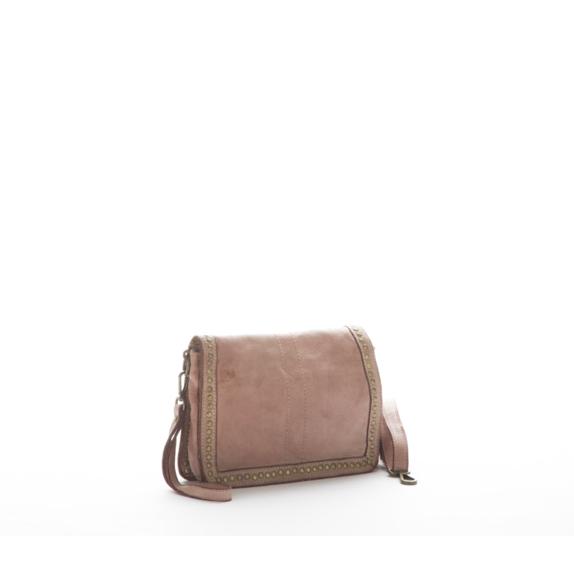 Italian Women’s Pochette Clutch Bag ELENA - cipria
