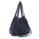 Beuteltasche Antonella Leder blau