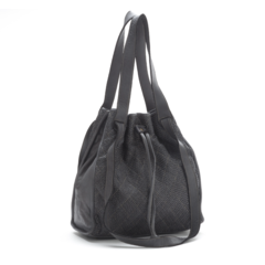 Beuteltasche Antonella Leder grau