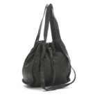 Beuteltasche Antonella Leder grün