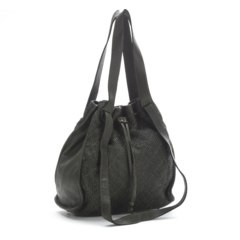 Beuteltasche Antonella Leder grün