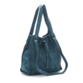 Beuteltasche Antonella Leder ottanio
