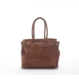 Italian handbag ANNABELLA - darkbrown