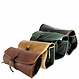 Cliffhanger Hanging Toiletry Bag in Cow Leather – Black
