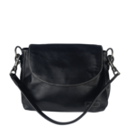 Handtasche Hanna Leder schwarz