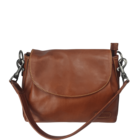 Handtasche Hanna Leder rot-braun