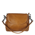 HANDBAG HANNA leather cognac