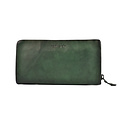 Marta Green Leather Wallet