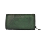 DAMEN GELDBÖRSE MARTA Leder grün