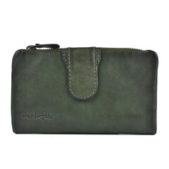 Elisa Green Leather Wallet