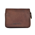 LADIES PURSE LITTLE MARTA leather dark brown