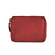 Little Marta Compact Wallet in Cow Leather – Red
