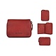 Little Marta Compact Wallet in Cow Leather – Red