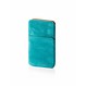 Handyhülle aus Nappaleder – 8,3 × 16 cm – Türkis