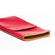 Handyhülle aus Nappaleder – 7,5 × 14,3 cm – Rot