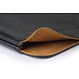Handyhülle aus Nappaleder – 7,5 × 14,3 cm – Schwarz