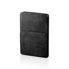 Leder-Sleeve 15 × 20 cm schwarz