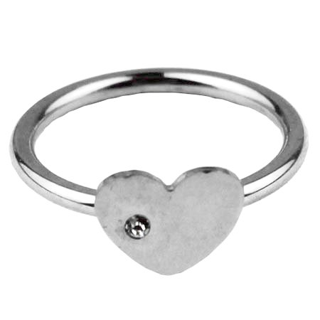 Ring Hart Stainless Steel