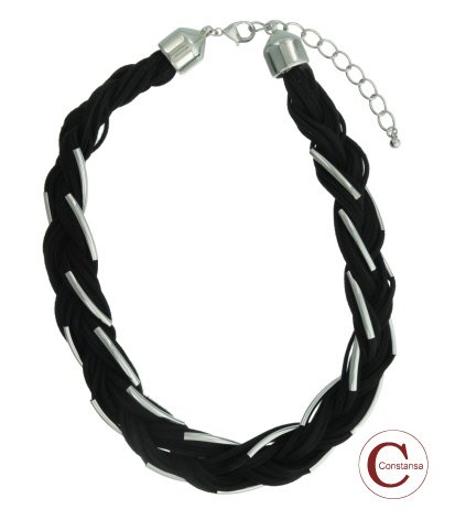 Constansa Ketting Black Silver