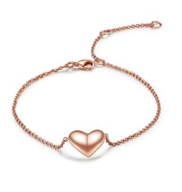 Armband Stainless Steel Gold Plated met Hartje