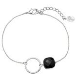 Armband Circulair Black Stone