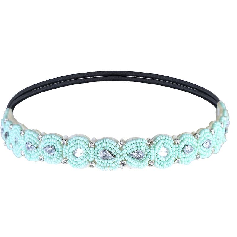 Ibiza Boho haarband of Headband PRETTY MINT - Sazou Jewels & Lifestyle