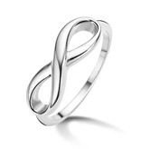 New Bling Ring Infinity Stainless Steel silver plated