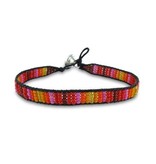 Colori Armbandje Black Cord Multicolor