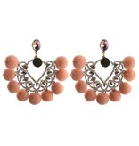 Oorbellen  Pearls & Pumpkins - Apricot