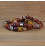 Sazou Jewels Armband Natural Stones Gele Jasper