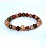 Sazou Jewels Armband Natural Stones Glamour