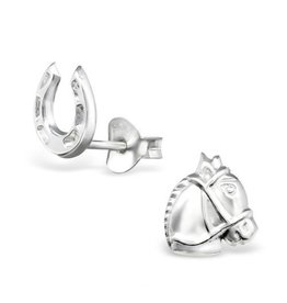 PJ Oorstekers Horse & Hoefijzer - 925 Sterling Zilver