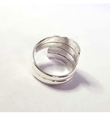 Zilveren Gehamerd ring - 925 Sterling Zilver