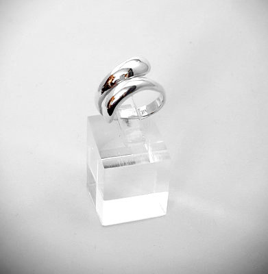 Zilveren ring "Modern Drops" - 925 Sterling Zilver